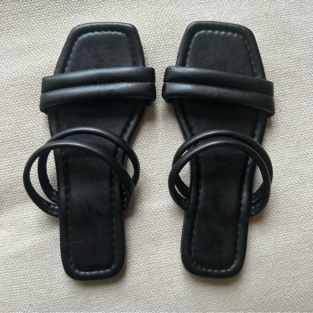 Elegant Black Women's Sandals